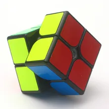 Yj Guanpo 2x2x2 скоростной куб магический куб головоломка Черный 2x2 стикер скоростной куб Развивающие игрушки для детей с синдромом аутизма подарок для детей
