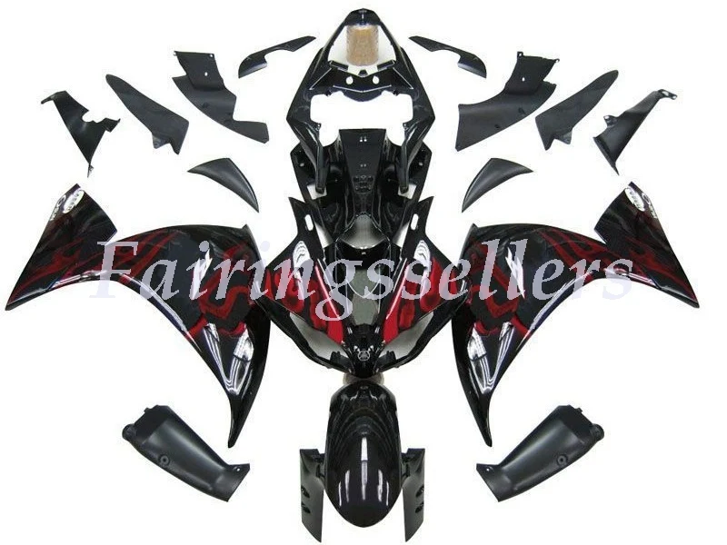 YZF-R1 Black & Red Flame (2009-2012)