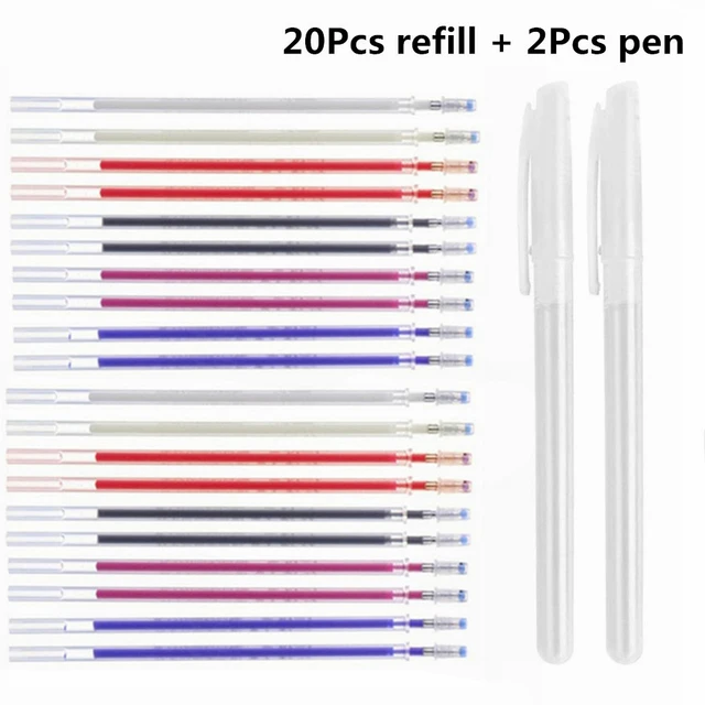 Fabric Markers For Sewing Heat Disappearing Ink Pen With 10 Refills  Patchwork Crafts Dressmaking High-temp Disappearing Pen Set - AliExpress
