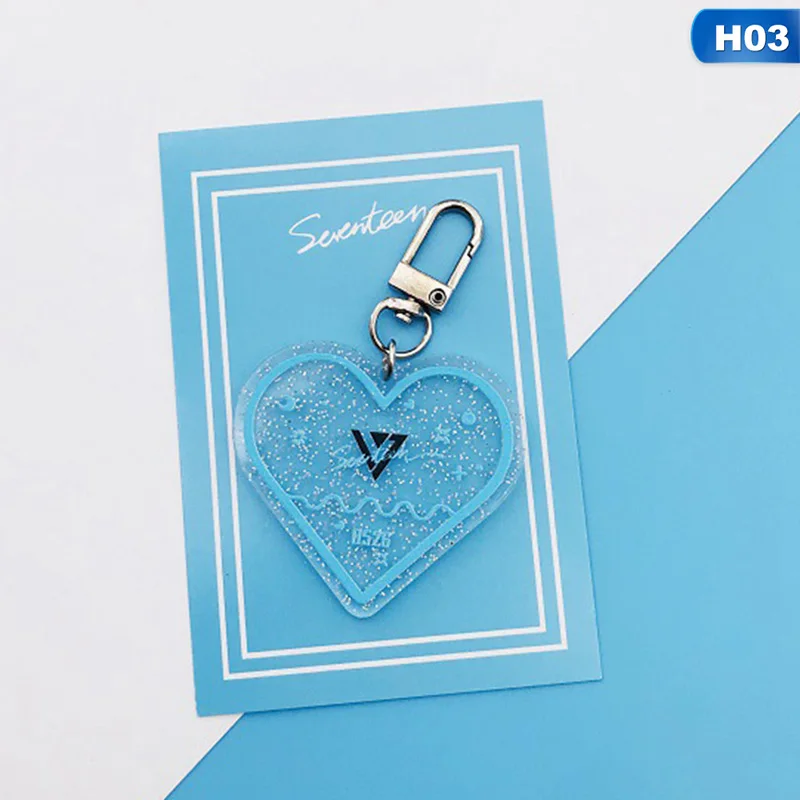 Kpop Heart Shaped Keychains (All groups)