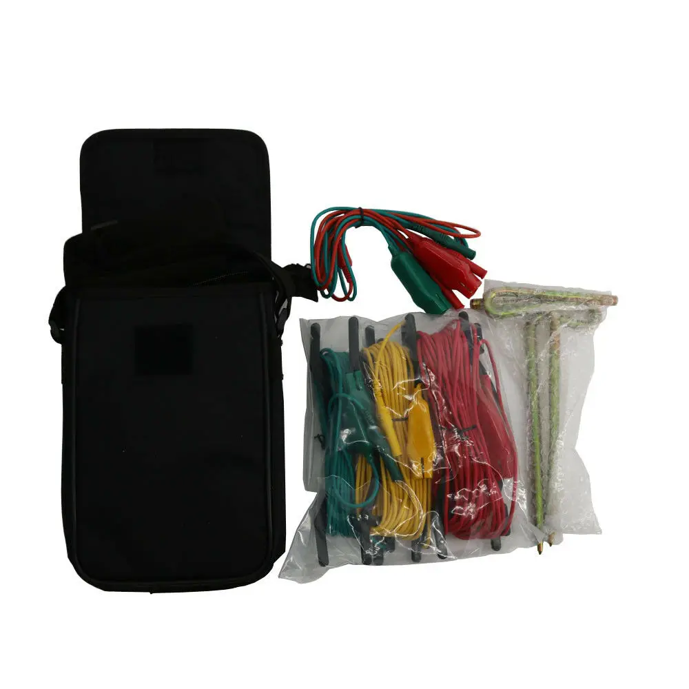 4 in 1 2000 Mohms Earth Resistance Tester with Test Voltage 250V 500V 1000V AC Voltage Measurement to 600V