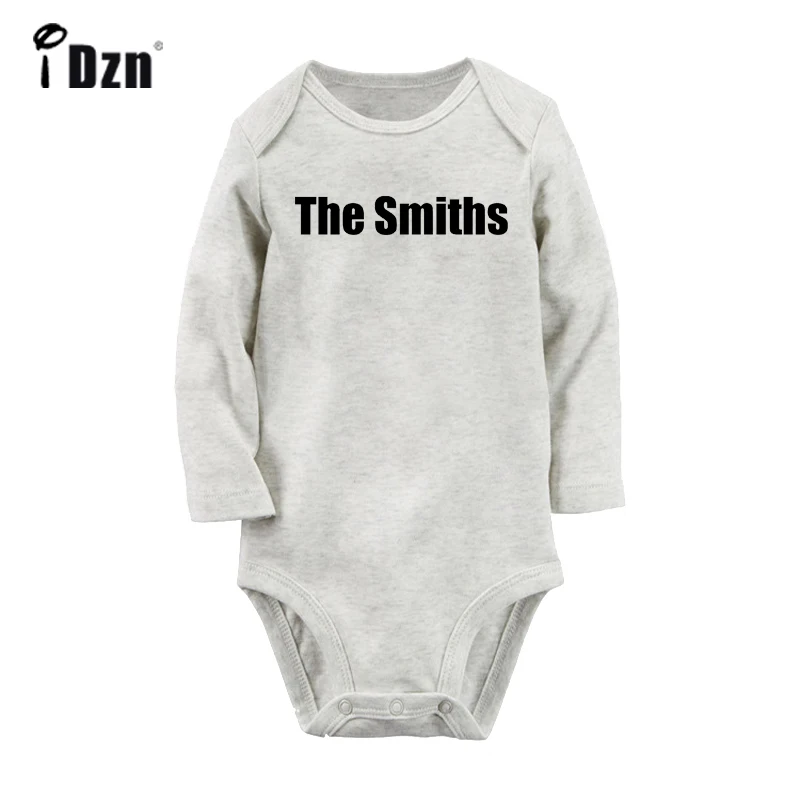The Smiths, панк-рок, группа волков-подростков, детская одежда для новорожденных, боди для малышей, комбинезон с длинными рукавами, хлопковая одежда - Цвет: JcBaby1252GC