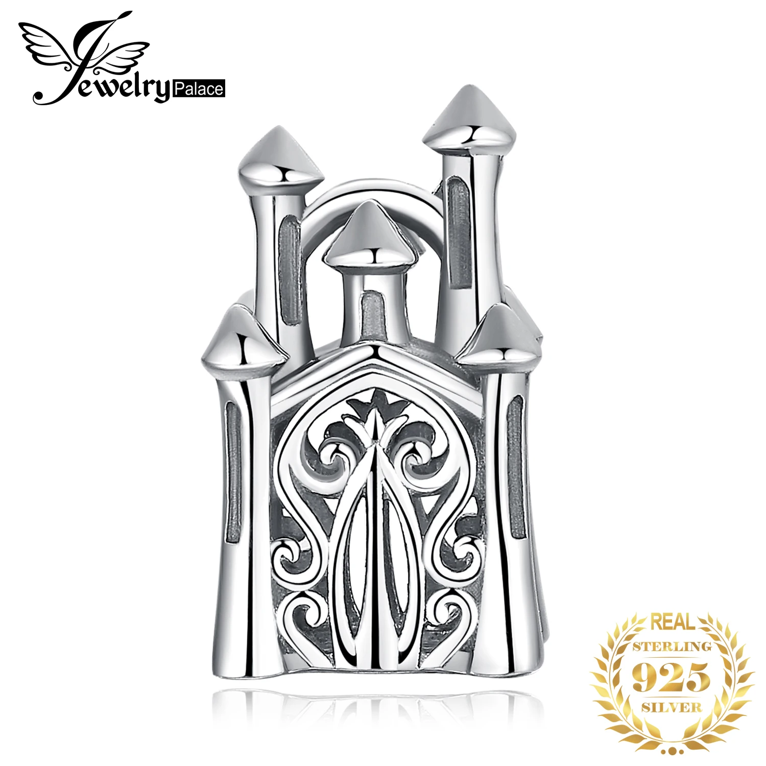 JewelryPalace королевской любви замок Шарм бусины 925 пробы серебро для матери и дочери