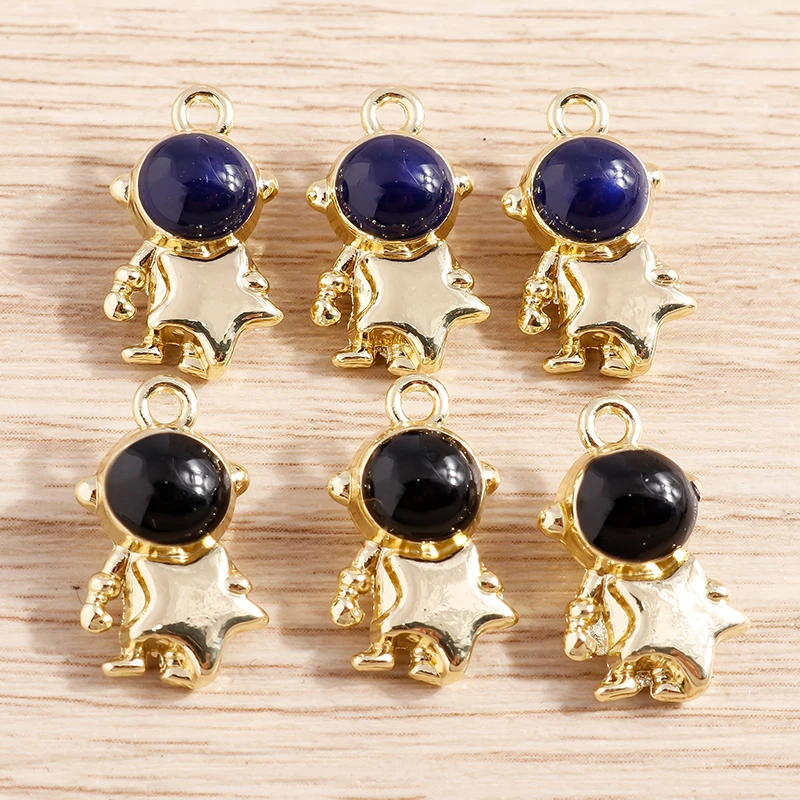 8 шт. 12*18 мм милая астронавт фотоэлемент для изготовления ожерелий браслетов