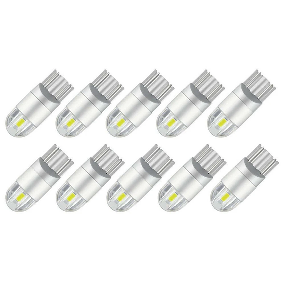 10 шт. T10 светодиодный светильник 3030 SMD высокой мощности, внутренний светильник, лампа для бокового маркера, светильник для чтения