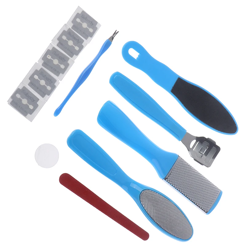 8Pcs Professional Pedicure Tools Foot Care File For Feet Heels Toe Exfoliating Prevent Dead Skin Nail Care Tool High Quality