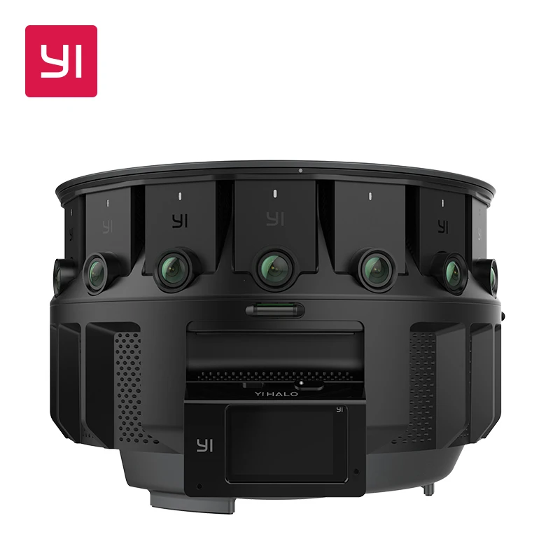YI HALO VR Camera 3D 360 camera 5 ГГц Wi Fi 2 дюймовый сенсорный ЖК экран 100 минут Срок службы