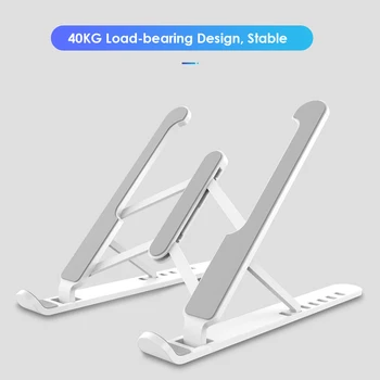 

Computer Holder Laptop Stand Bracket Portable Foldable Bendable Non-slip Notebook Holder for Home Office Daily Use Student