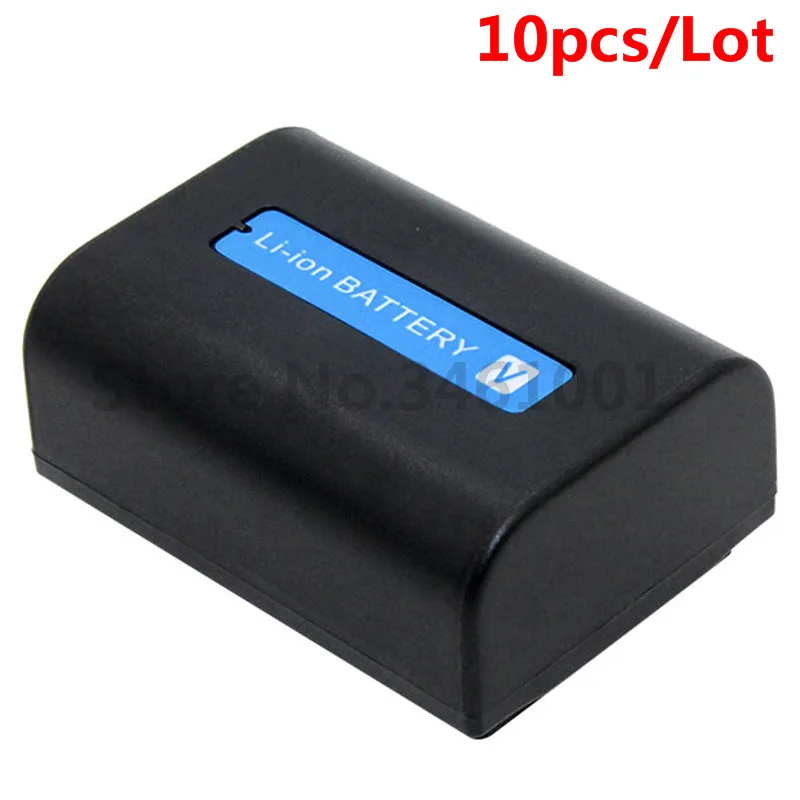 10 шт./лот NP-FV50 аккумулятор NP FV50 батареи для SONY HDR XR550E XR350E CX550E CX350E CX150E DCR SR68E SX83E SX63E SX43E