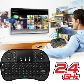 

Wireless Mini Keyboard 2.4G Fly Air Mouse With Touch Pad For Games For Set-Top Box Smart TV Remote Intelligent Remote Control
