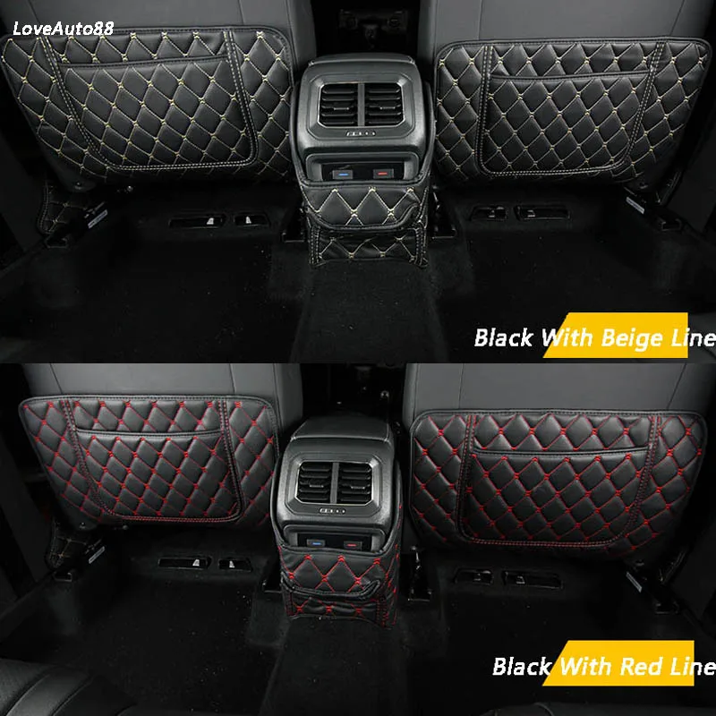 Для Volkswagen VW Tiguan MK2 автомобильное заднее сиденье с защитой от ударов, накладка на заднее сиденье, накладка на заднее подлокотник, защитный коврик, автомобильные аксессуары