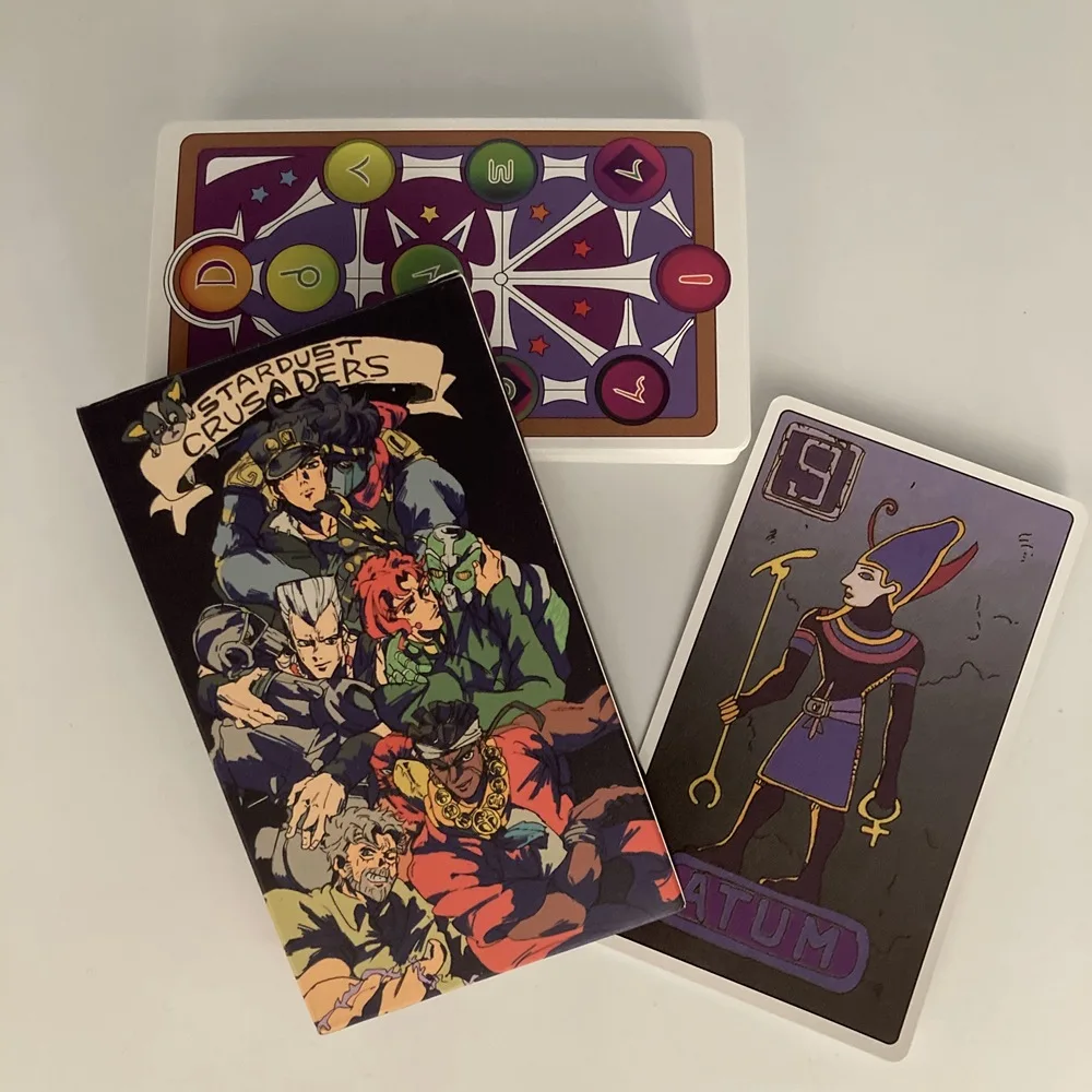 Stardust Crusaders Tarot Card Deck 53 Cards Jojo's Bizarre Adventure