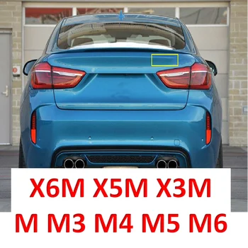 

New 3D ABS Glossy Black & Glossy Silver For BMW X6M X5M X3M M M3 M4 M5 M6 Car Trunk Sticker Letters Emblem Decal Car Accessories