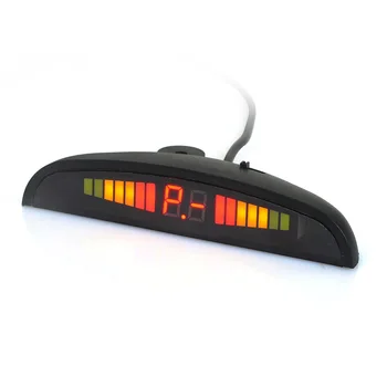 

Hot One Set Led Parking Sensor Auto Car Detector Parktronic Display Reverse Backup Radar Monitor System with 4 Sensors