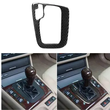 

Carbon Fiber Interior Center Control Gear Shift Knob Panel Cover Sticker For BMW 3 Series E46 4 Door 98-05 New