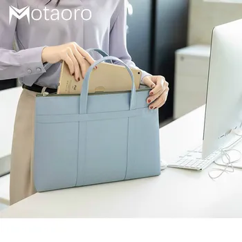 

Fashion Women's Top-Handle Bags Concise Woman Handbag Office Commuter Bag Girls Book Handbags A4 Document Bag Laptop Hand Bag