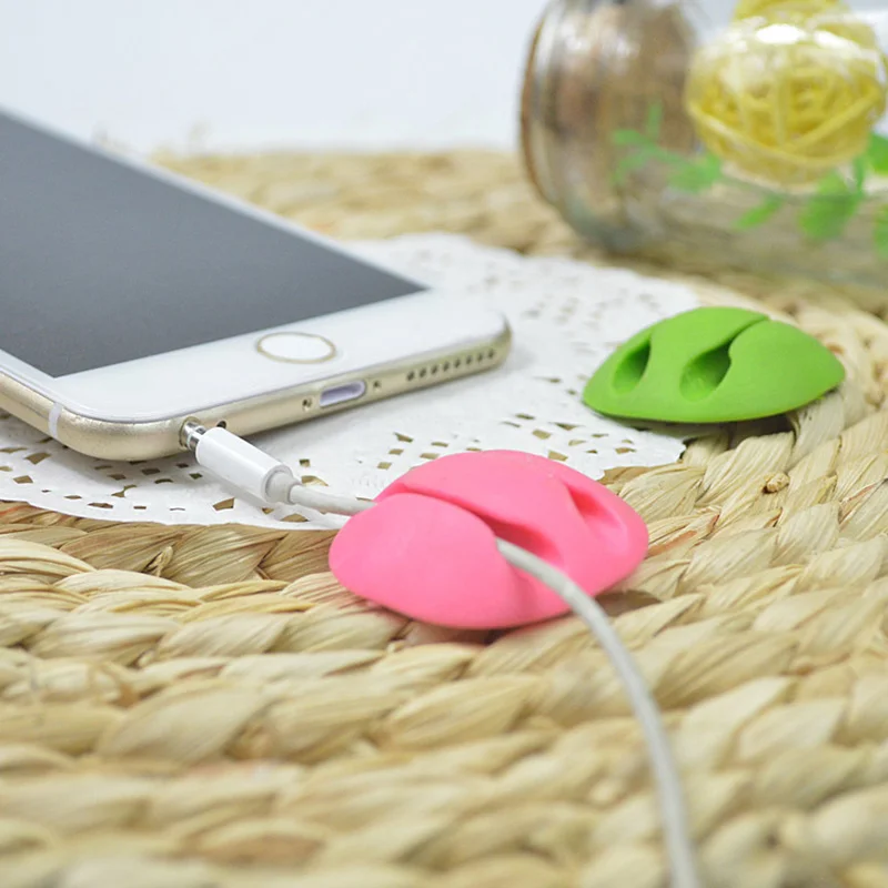 1 комплект USB Кабельный органайзер сматыватель настольный держатель для