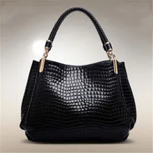 Новая женская сумка с крокодиловым узором в европейском и американском стиле женская сумка с одним плечом B302