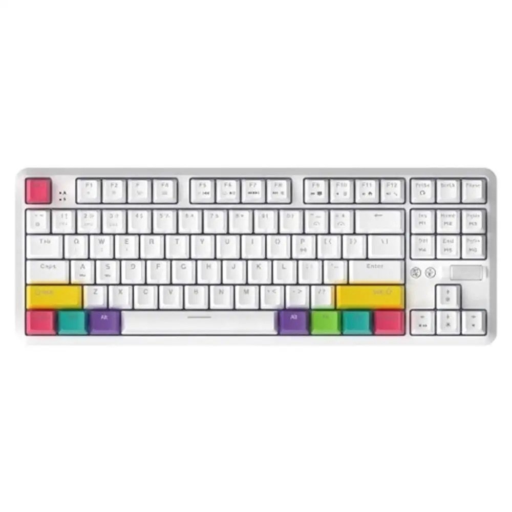 Ajazz K870T Bluetooth Wired/Wireless Dual Mode Gaming Keyboard RGB 87 Keys Mechanical for Gamer Pc Tablet With Type C