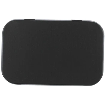 

95x60x21mm Black Tin Box Black Metal Box With Matte Candy Box Small Box