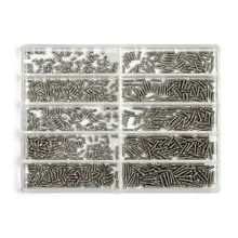 Shellhard 500 шт. микро очки из нержавеющей стали, гайки для часов, отвертка, Ремонтный инструмент, наборы микро-винтов, ассортимент инструментов