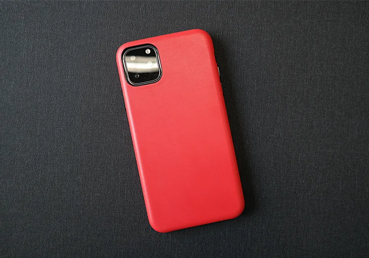 Кожаный чехол для iPhone 11/11Pro, тонкая задняя крышка, защелкивающийся чехол для Apple iPhone