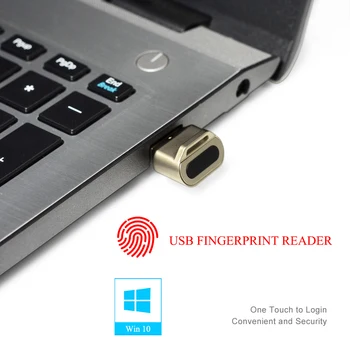 

USB Fingerprint Key Reader for Windows 10 Hello Security Key Biometric Scanner Sensor Dongle Module for Instant Password