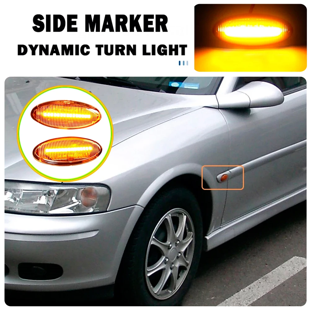 2Pcs Opel Vauxhall Vectra B Mk1 1995 1996 1997 1998 1999 2000 2001 2002 2003  LED  Ŀ ȣ
