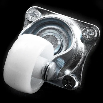 

New 4pcs Trolley Carts 1 inch Dia 360 Degree Rotation Swivel Caster Wheel