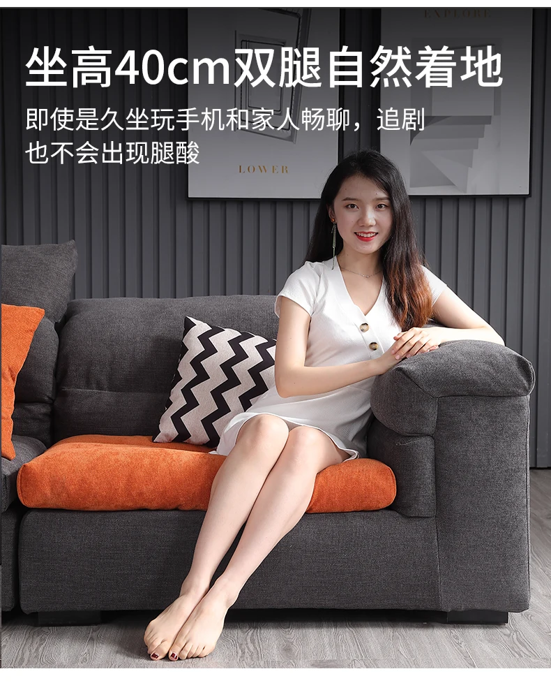 высококачественный латексный диван U-образная комбинация гостиной угловой диван