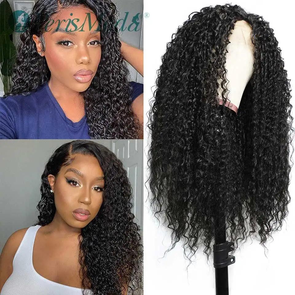 Недорогие парики для чернокожих женщин длинные черные с натуральной плотностью