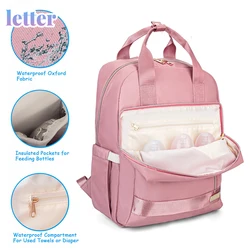 Sac à langer de maternité pour femmes, sac à dos de voyage de grande capacité, sacs d'allaitement pour soins de bébé, poussette, sacs à dos suspendus 