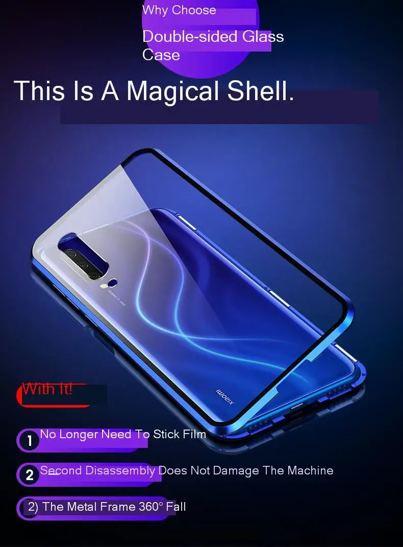 Для Xiaomi mi 8 чехол 360 полная защитная металлическая Двойная Передняя Задняя Прозрачная крышка для xiomi Xiaomi mi 8 9 SE 9t mi 8 Explorer A3 чехлы
