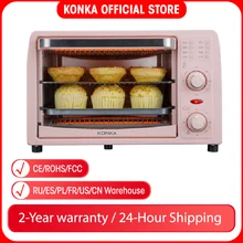 KONKA Electric Oven 13L Multifunctional Mini Oven Frying Pan Baking Machine Household Pizza Maker Fruit Barbecue Toaster Oven