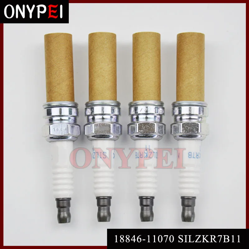 4 шт./лот иридиевая Свеча зажигания 18846 11070 SILZKR7B11 для Hyundai Genesis i40 Kia Optima|plug|plug sparkplug lot