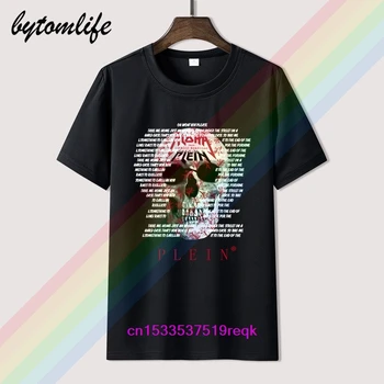 

Fashion Plein Skull Cool T Shirt Summer Print Black T Shirt Popular Shirt Cotton Tees Amazing Short Sleeve Unique Men Tops