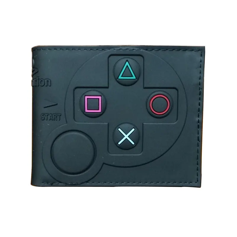

Foreign Trade Hot Selling PlayStation Game Handle Wallet Game Console Pattern Short Two Fold Wallet Leather Wallet