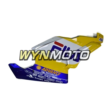 Полный Мотоцикл желтый синий для Ducati 999 749 Monoposto 03 04 2003 2004 ABS пластик обтекатели комплект Cowlings