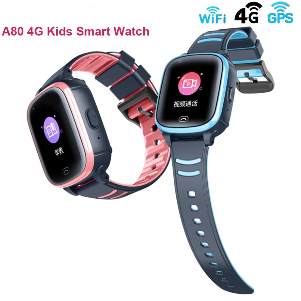 Смарт-часы Детские A80 4G IP 67 GPS Wi-Fi | Электроника