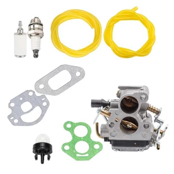 

Engine Carburetor Chainsaw Spark Plug Fuel Filter Fuel Line Carburetor Garden Tools Set More Durable