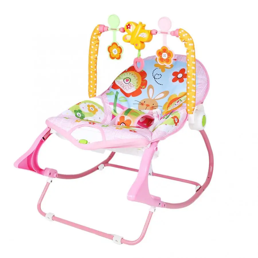 Многофункциональная детская музыкальная детская кресло-качалка conomfort кресло-качалка с музыкой детская кроватка-сиденье - Цвет: Светло-зеленый