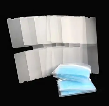 

20pcs/lot Face Mask Storage Case Disposable Foldable Recycling Dustproof Face Mask Storage Clip Container Case Masks Storage Bag