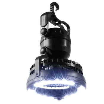 

2IN1 Portable LED Camping Lantern with Ceiling Fan 18 LED Flashlight Ceiling Fan for Outdoor Hiking Fishing Outages and Emergenc