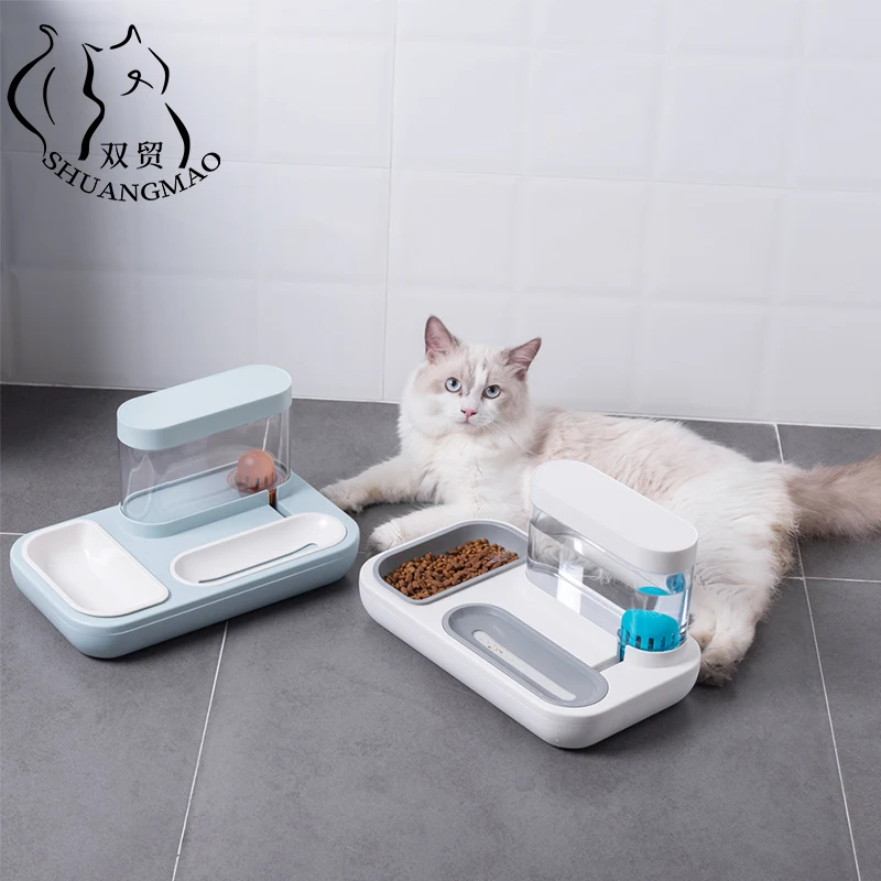 

4 Style Pet Cat Bowl Dog for Cats Feeder Bowls Kitten Automatic Drinking Fountain 1.5L Capacity Puppy Feeding Waterer Products