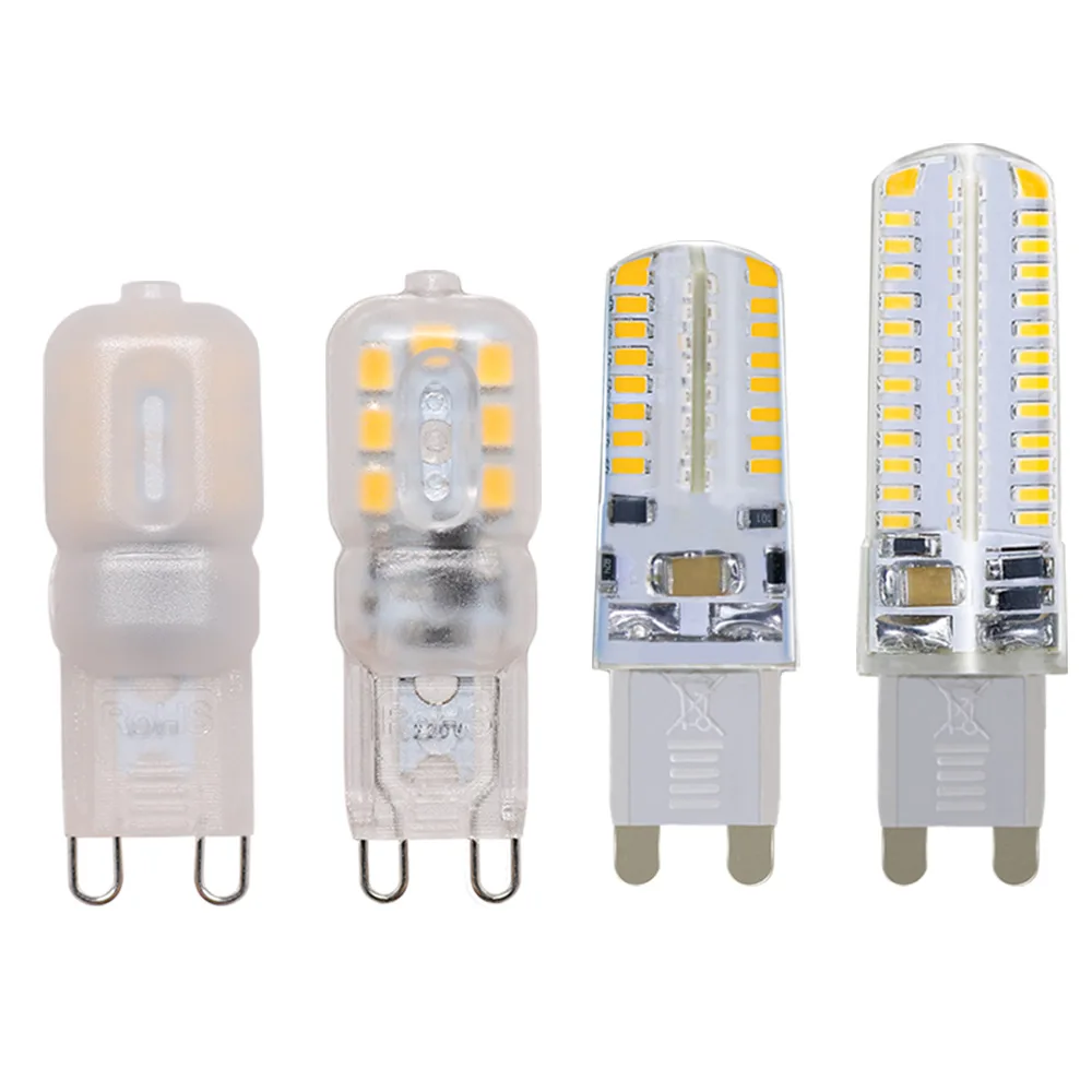

G9 led lamp 3W 6W 9W Mini LED Bulb AC220V 360 Degree Lighting Chandelier High Brightness Energy Saving Alternative Halogen Bulb