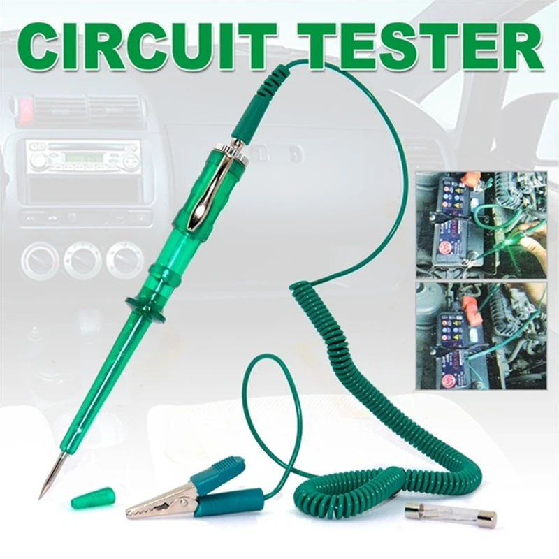 New Car Voltage Circuit Tester Diagnostic Tool For 6v/12v/24v Dc System