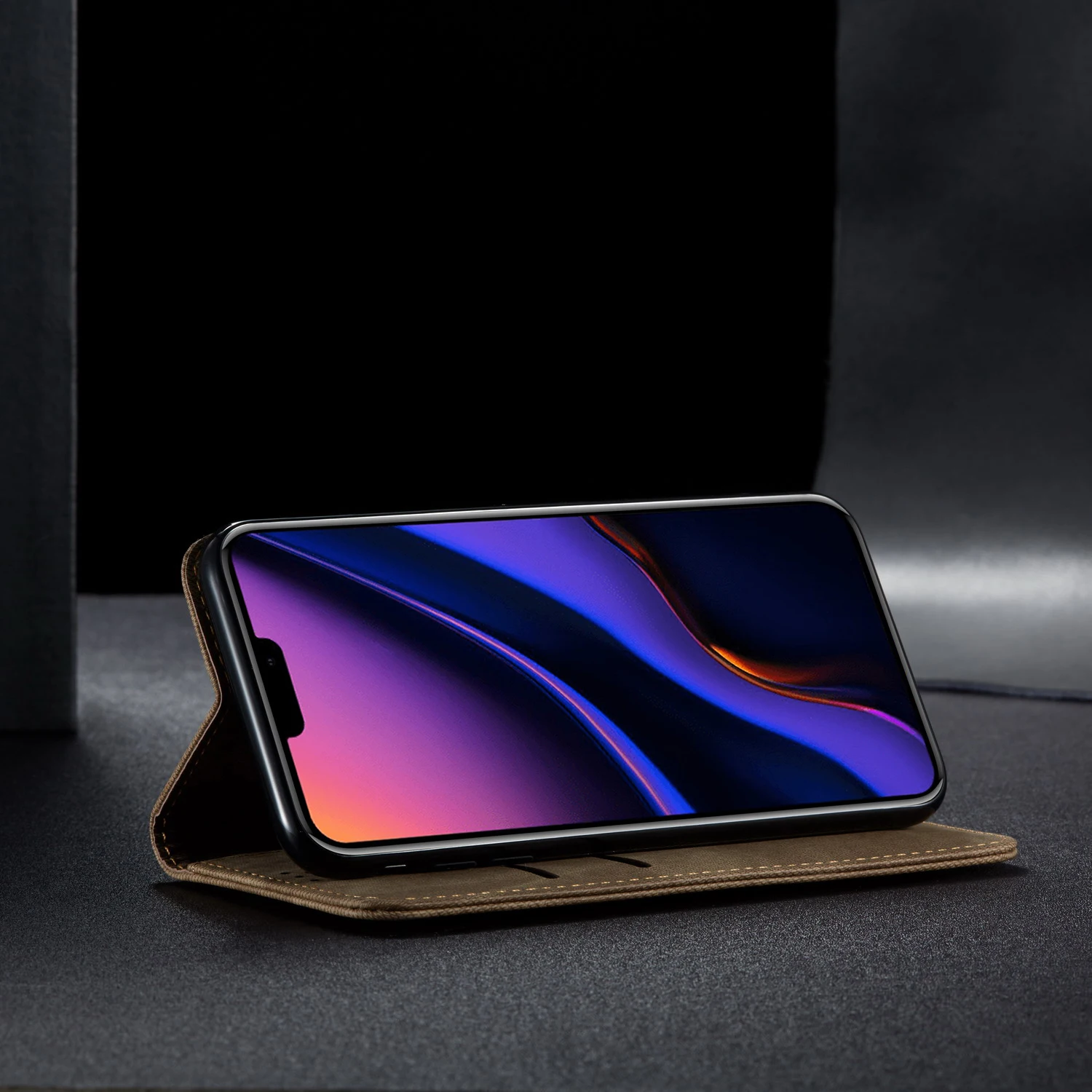 Для iPhone 11 Pro Max чехол Pop джинсы стиль Магнит флип кожаный защитный чехол для iPhone 11 Pro 11Pro чехол для телефона