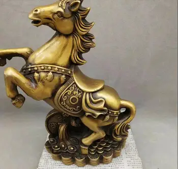 

Collect China Fengshui Bronze Animal Fine Horse Tread Fly Swallow Statue