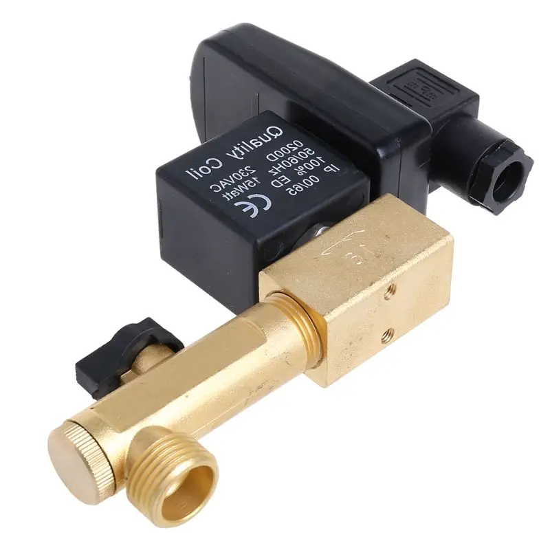 AC 220V 1/2 дюйма электронный Timed 2 Way воздушный компрессор газовый бак автоматический сливной клапан