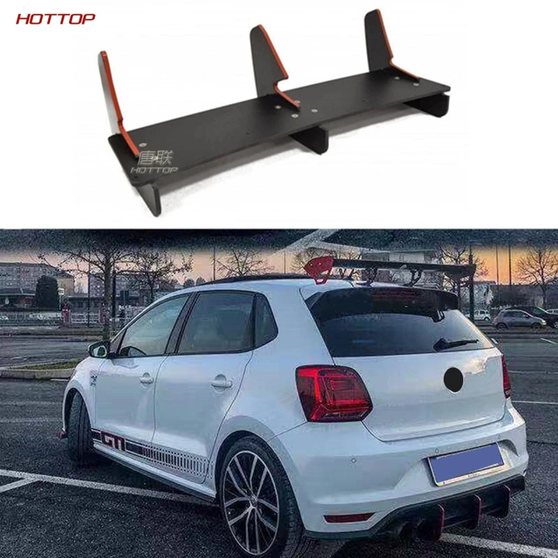 For VW Polo Gti Body Kit Spoiler 20112017 For Polo Gti ABS Rear Lip